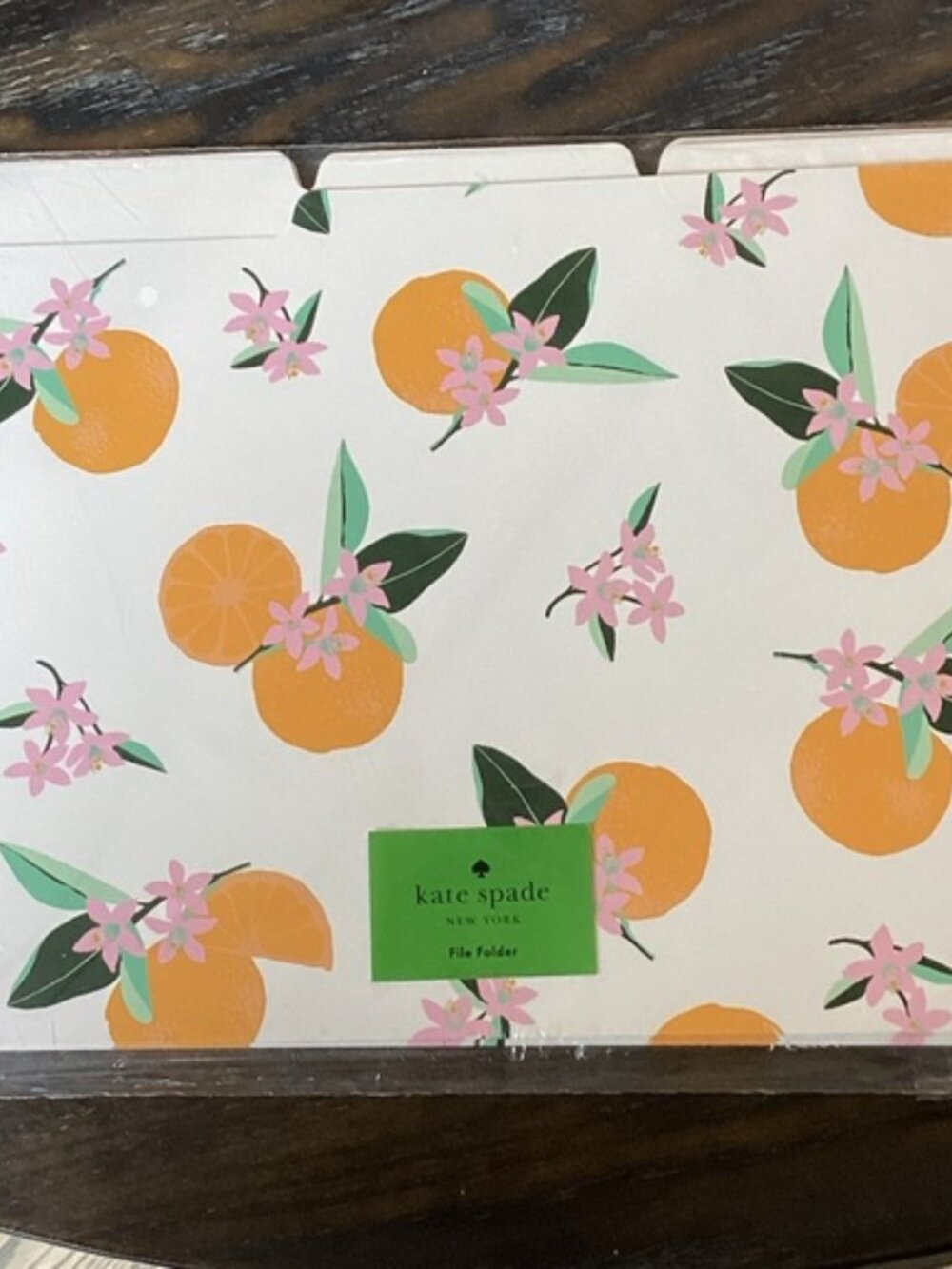 Kate Spade File Folders 6 NWT